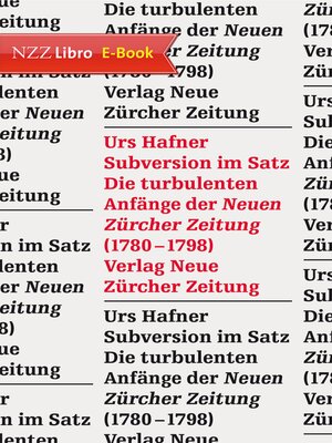 cover image of Subversion im Satz